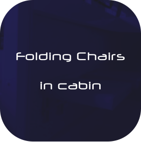 Folding Chairs in cabin